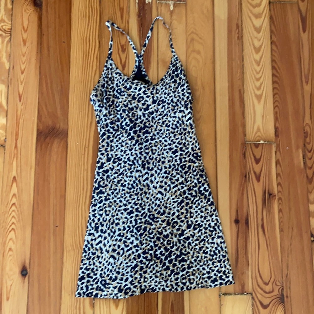 Outdoor Voices Exercise Dress- Leopard